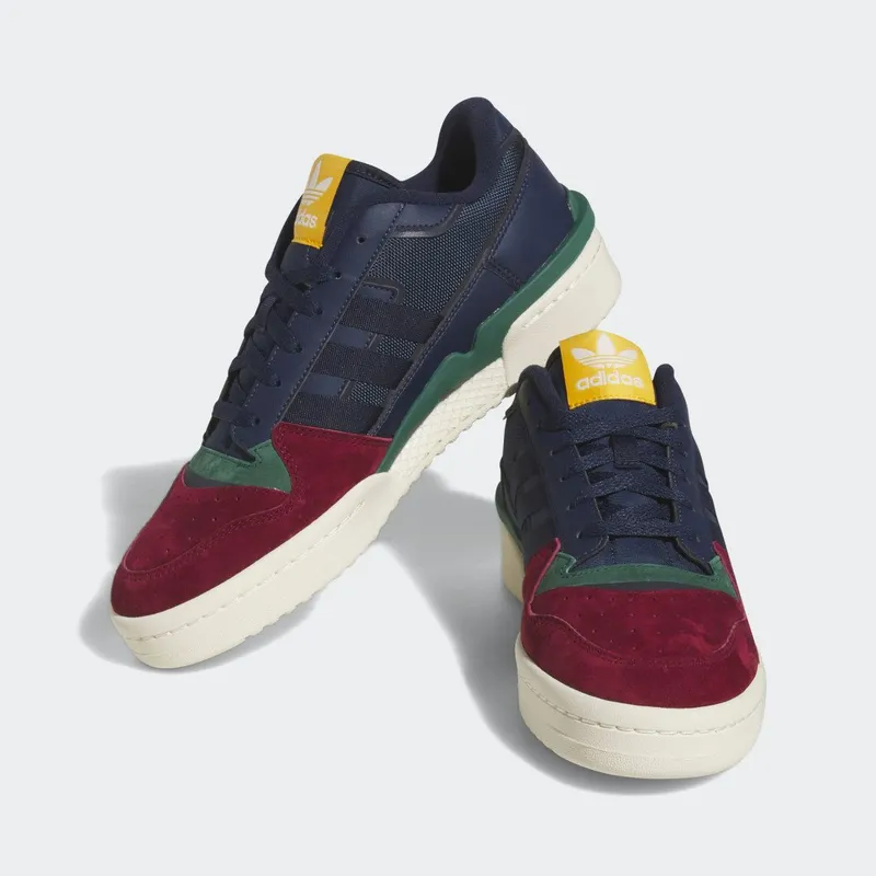 adidas Forum Exhibit Low 2.0 Team Coll Burgundy 2 / Collegiate Navy / Collegiate Green (HQ7116)