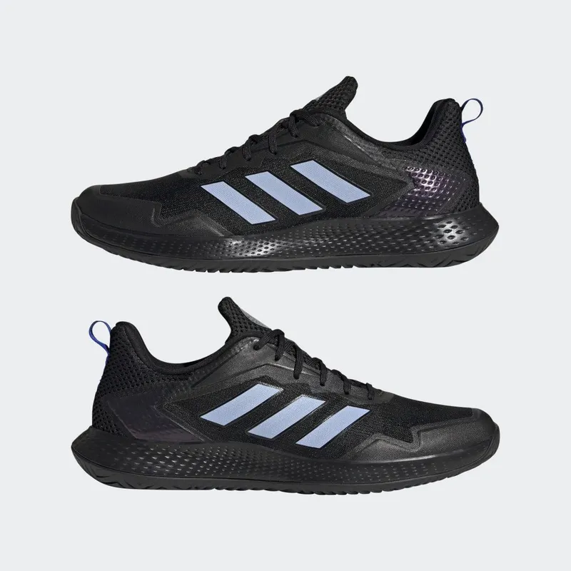 adidas Defiant Speed Tennisschoenen Core Black / Blue Dawn / Lucid Fuchsia (HQ8457)