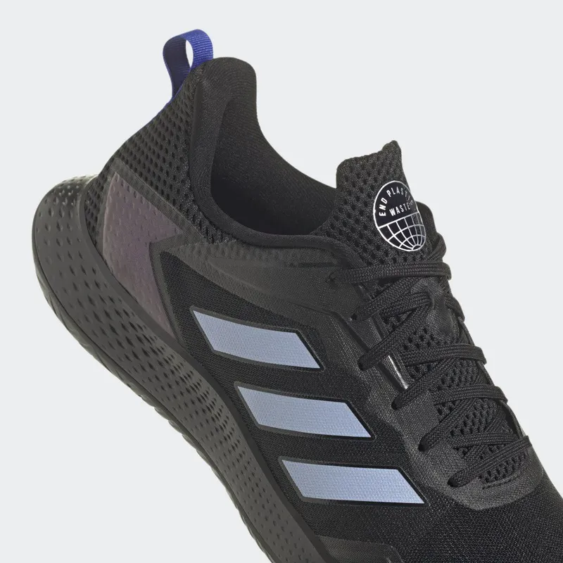 adidas Defiant Speed Tennisschoenen Core Black / Blue Dawn / Lucid Fuchsia (HQ8457)