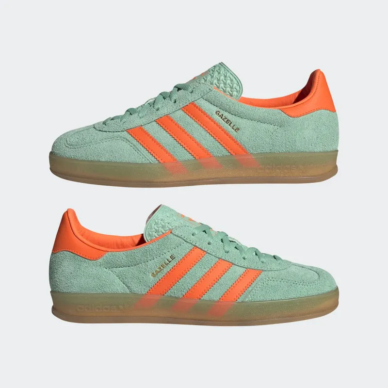 adidas Gazelle Indoor Pulse Mint / Solar Orange / Gum (HQ8714)