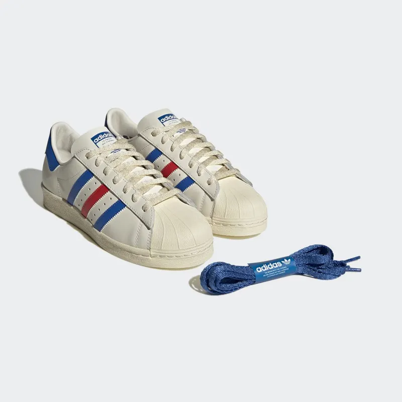 adidas Superstar 82 Cloud White / Blue Dawn / Red (HQ8876)