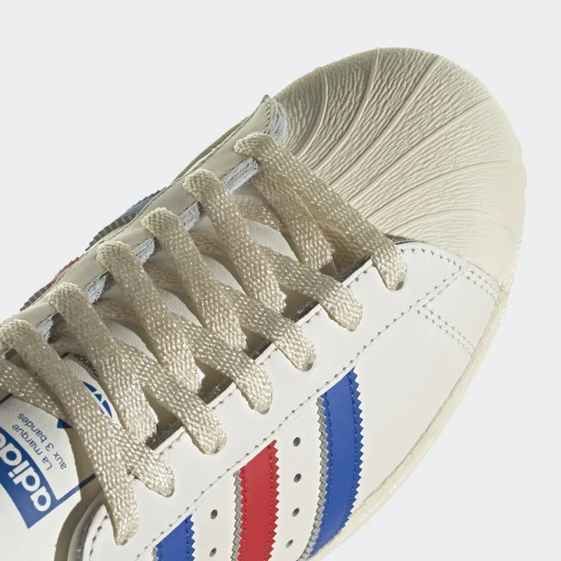 adidas Superstar 82 Cloud White / Blue Dawn / Red (HQ8876)