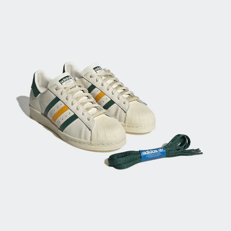 adidas Superstar 82 Cloud White / Collegiate Green / Collegiate Green (HQ8877)