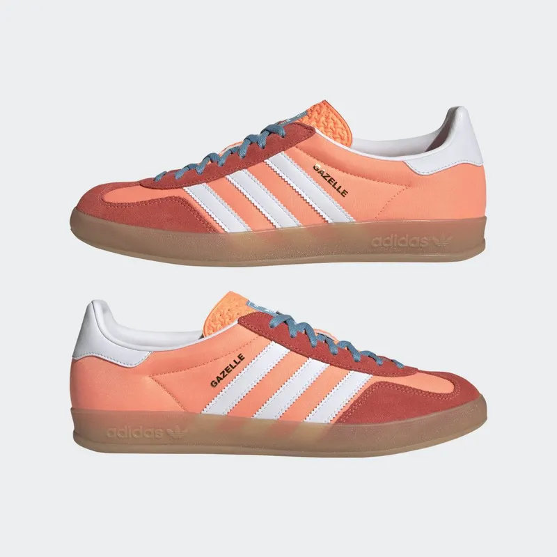 adidas Gazelle Indoor Beam Orange / Cloud White / Gum (HQ9016)