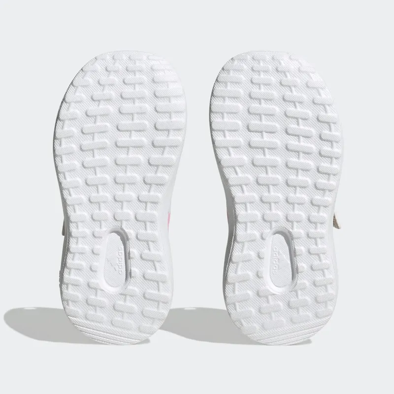adidas FortaRun 2.0 Cloudfoam met Elastische Veters en Klittenband Grey One / Cloud White / Beam Pink (HR0281)