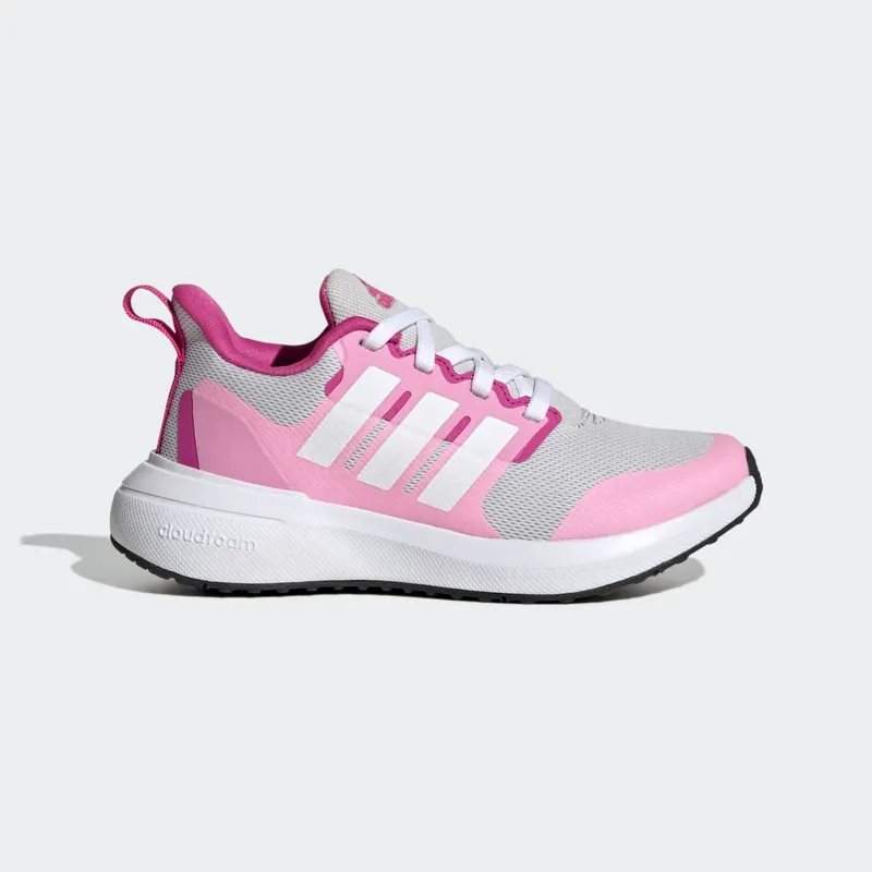 adidas FortaRun 2.0 Cloudfoam Veterschoenen Grey One / Cloud White / Beam Pink (HR0293)