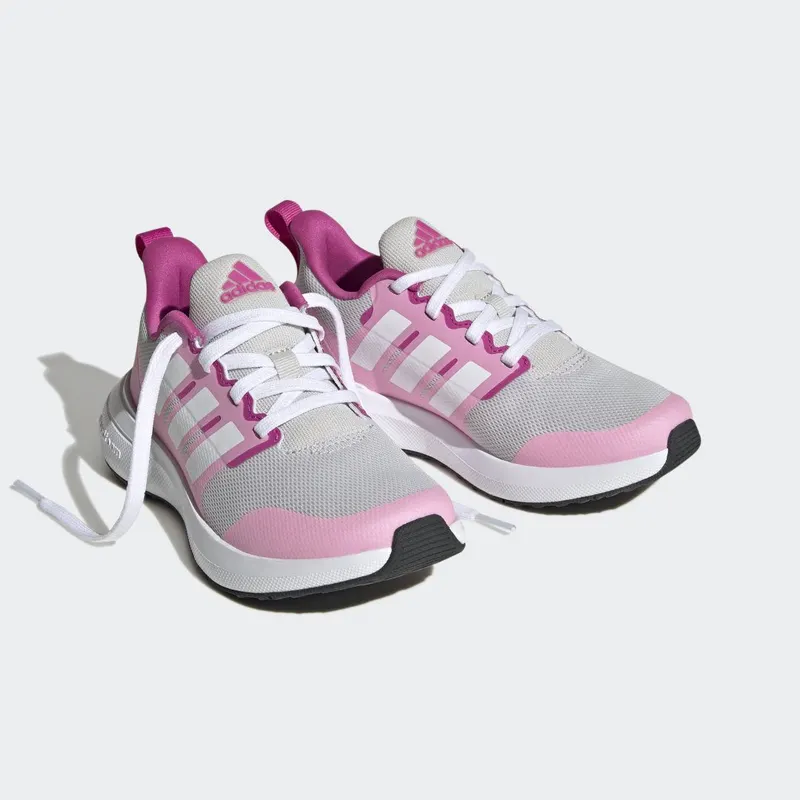 adidas FortaRun 2.0 Cloudfoam Veterschoenen Grey One / Cloud White / Beam Pink (HR0293)