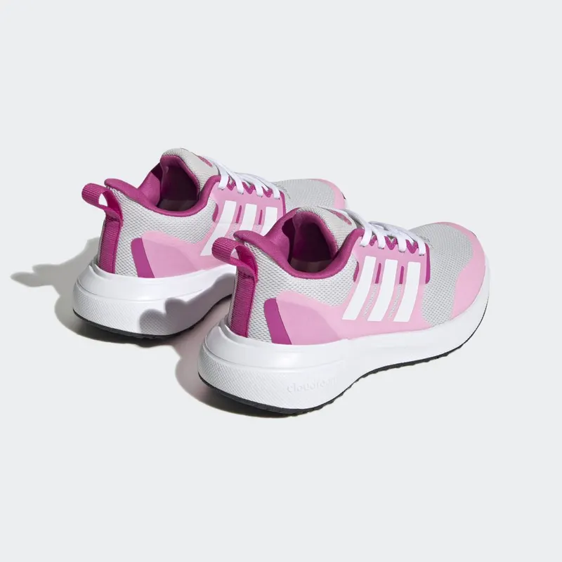 adidas FortaRun 2.0 Cloudfoam Veterschoenen Grey One / Cloud White / Beam Pink (HR0293)