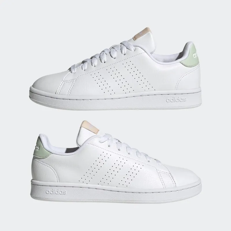 adidas Advantage Cloud White / Cloud White / Linen Green (HR0321)