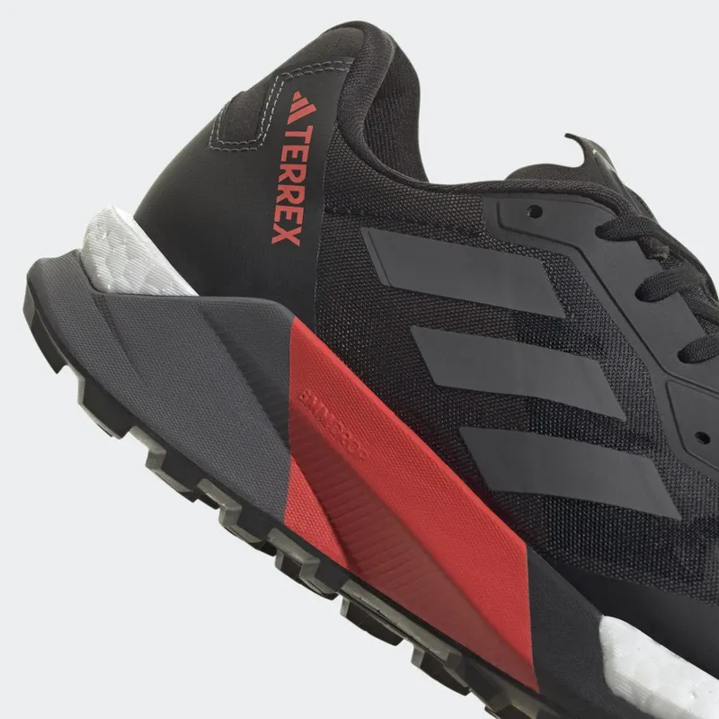 adidas Terrex Agravic Ultra Trail Running Core Black / Grey Five / Solar Red (HR1080)
