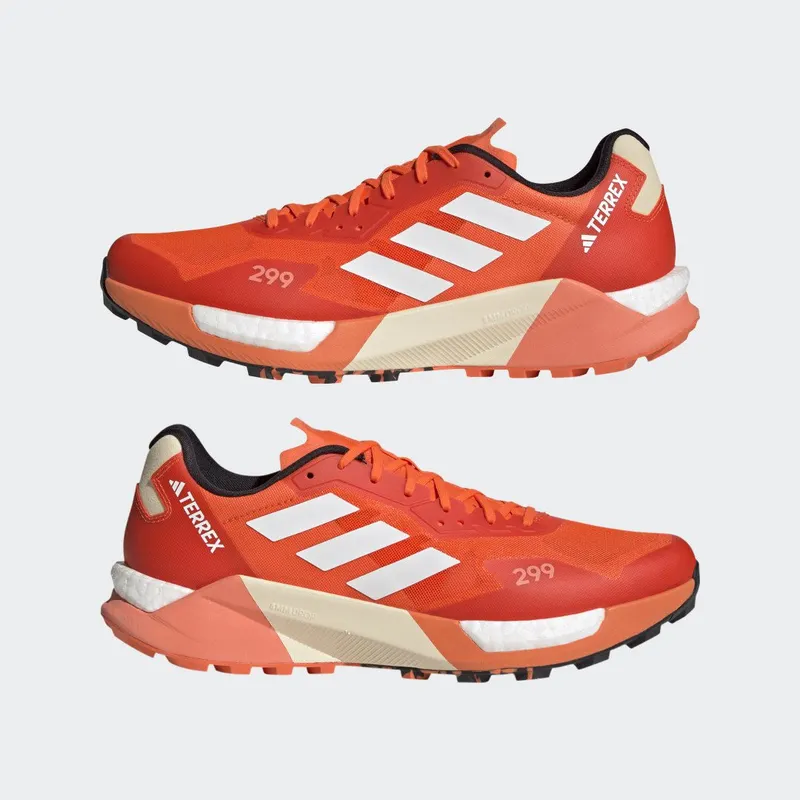 adidas Terrex Agravic Ultra Trail Running Impact Orange / Crystal White / Coral Fusion (HR1081)