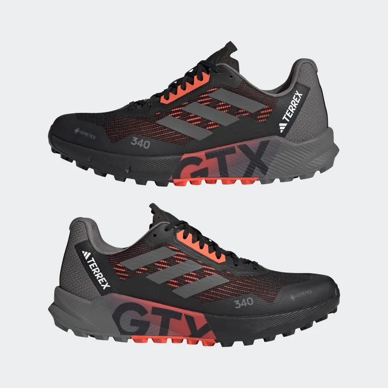 adidas Terrex Agravic Flow GORE-TEX Trail Running 2.0 Core Black / Grey Four / Cloud White (HR1109)