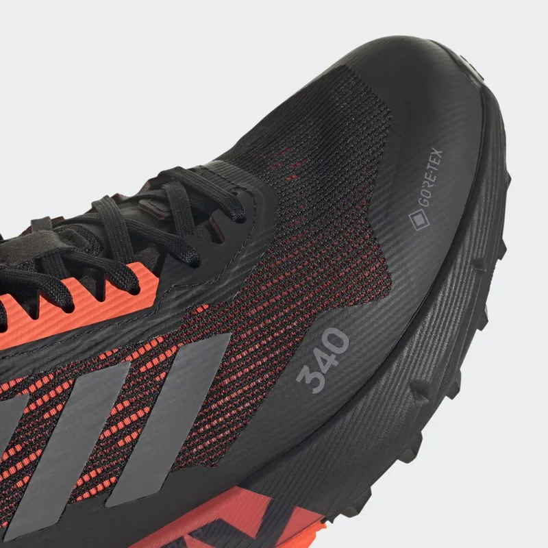 adidas Terrex Agravic Flow GORE-TEX Trail Running 2.0 Core Black / Grey Four / Cloud White (HR1109)