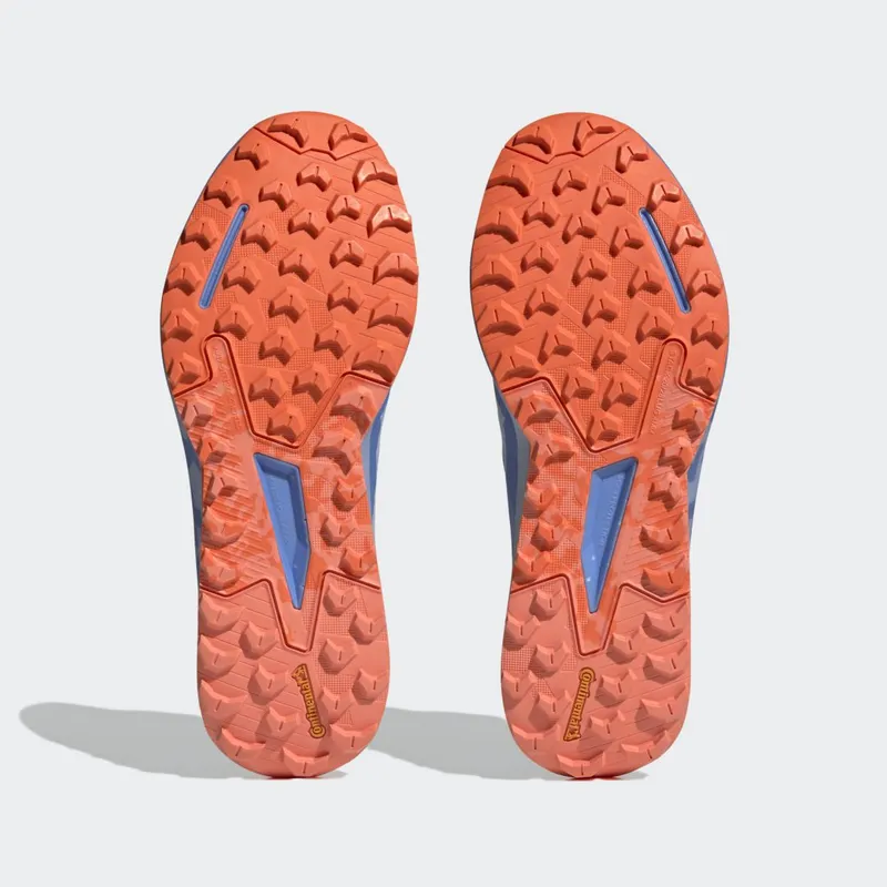 adidas Terrex Agravic Flow GORE-TEX Trail Running 2.0 Blue Dawn / Blue Fusion / Impact Orange (HR1111)
