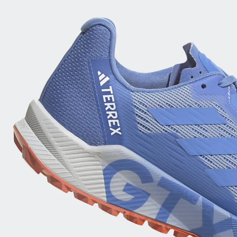 adidas Terrex Agravic Flow GORE-TEX Trail Running 2.0 Blue Dawn / Blue Fusion / Impact Orange (HR1111)