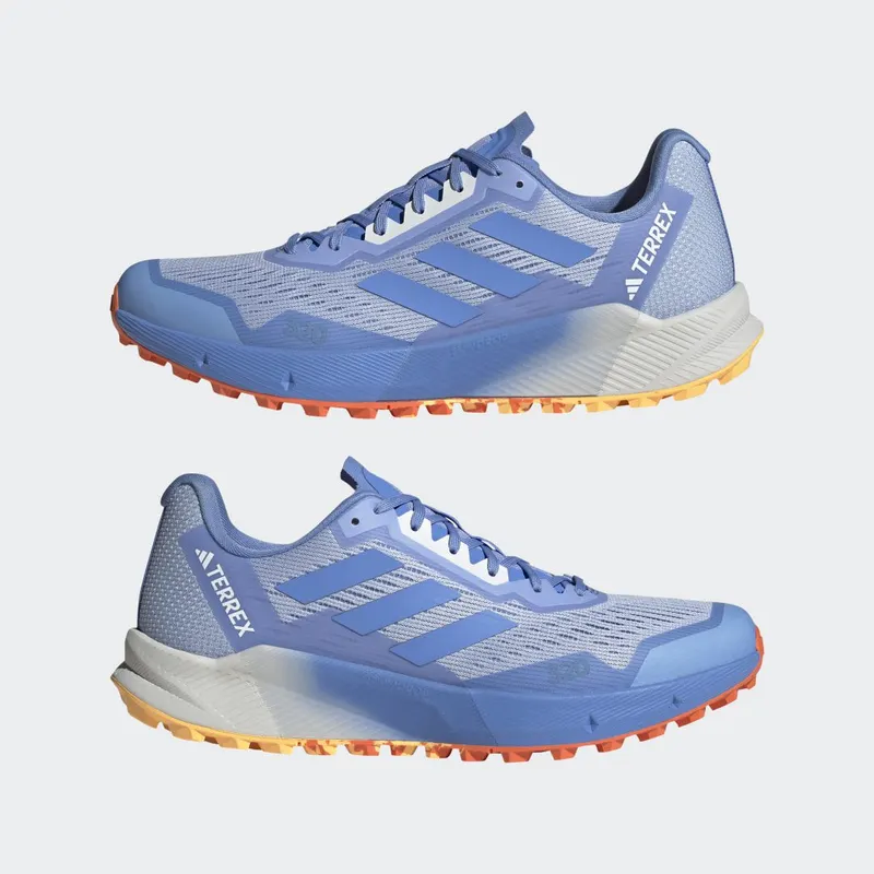 adidas Terrex Agravic Flow Trail Running 2.0 Blue Dawn / Blue Fusion / Impact Orange (HR1116)