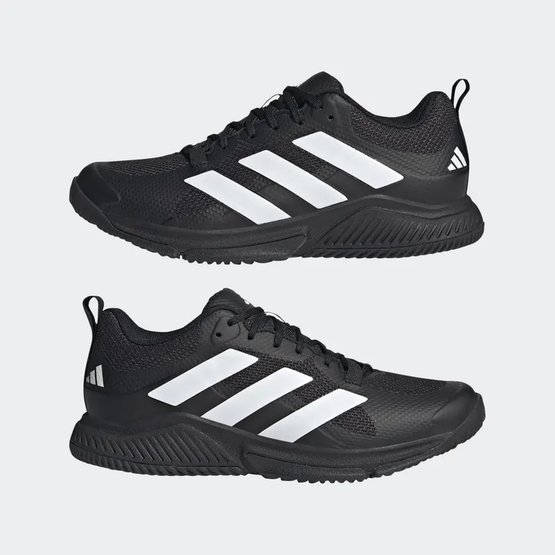 adidas Court Team Bounce 2.0 Core Black / Core Black / Grey Six (HR1236)