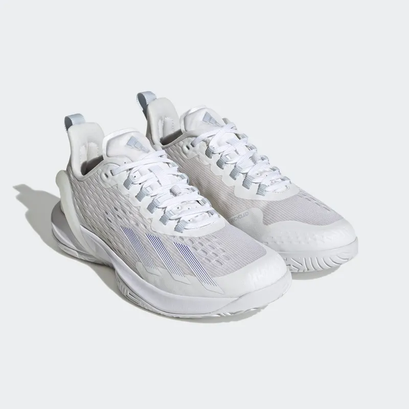 adidas adizero Cybersonic Tennis Cloud White / Cloud White / Halo Blue (HR1724)