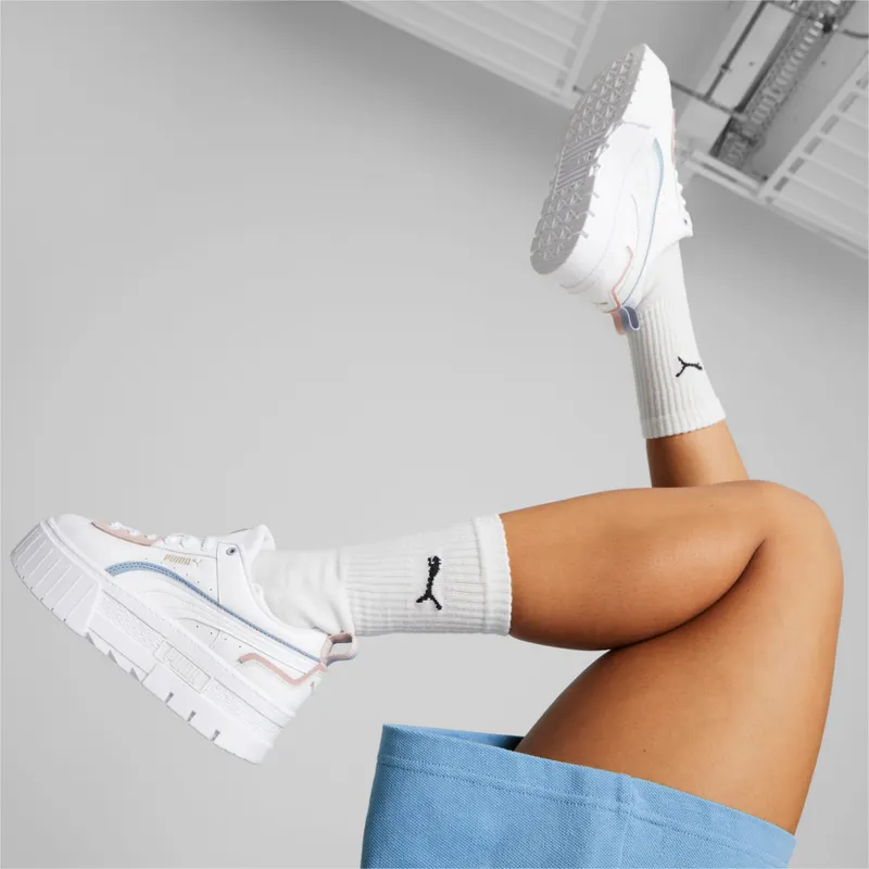 Puma Mayze UT Wit/Roze (389862-01)