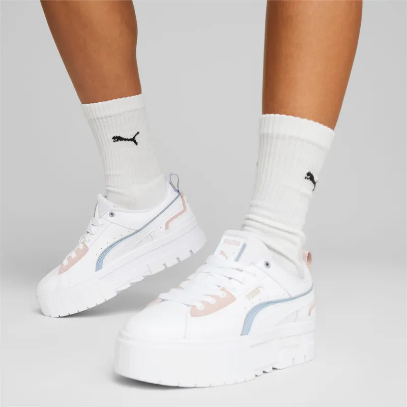 Puma Mayze UT Wit/Roze (389862-01)