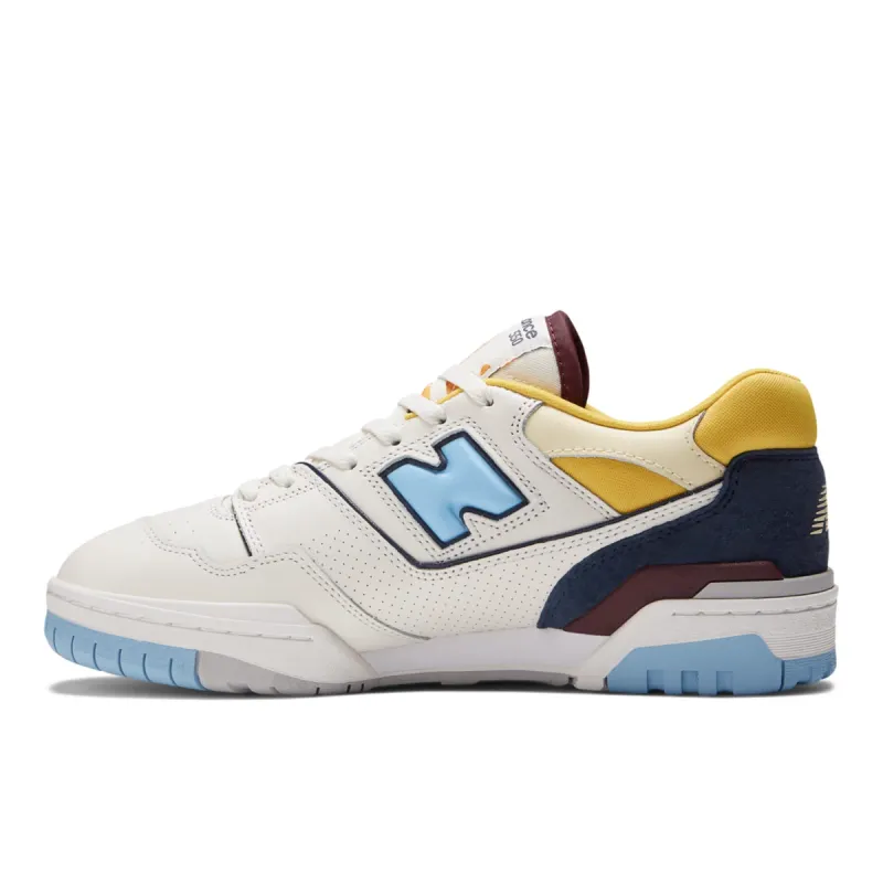 New Balance 550 Marquette White / University Blue / Yellow (BB550NCF)