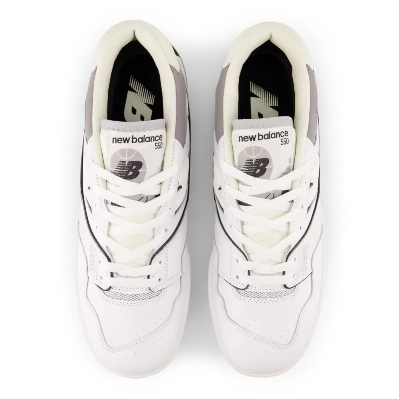 New Balance 550 Salt and Pepper Whit / Marblehead / Dark Grey (BB550PWA)