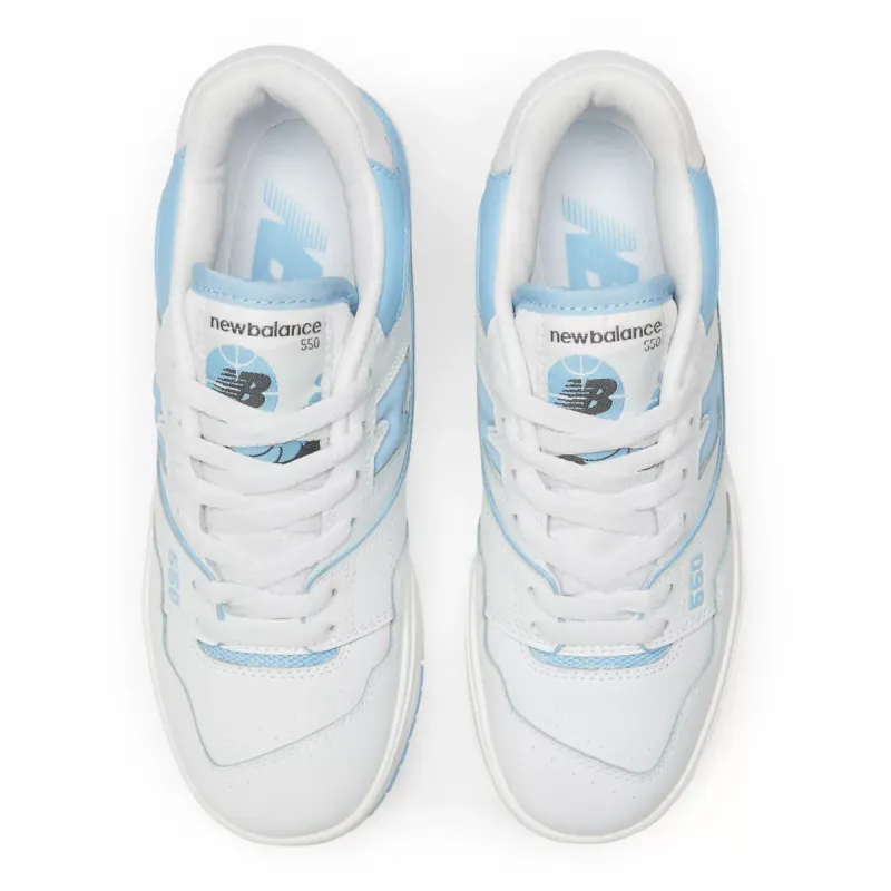 New Balance 550 UNC White Dusk Blue (W) Summer Fog / Dusk Blue (BBW550BC)