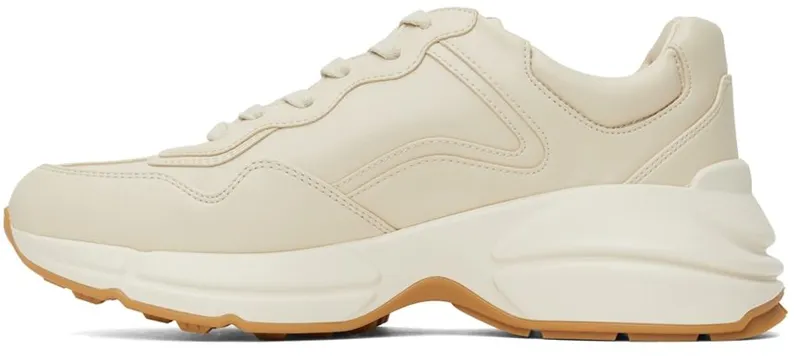 Gucci Beige ’25’ Evolution Rhyton Sneakers (663339 2SH00)