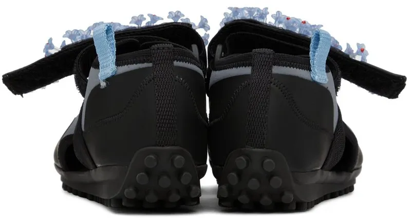 Cecilie Bahnsen Black & Gray Sara Open Sneakers (01.22-SH0005)