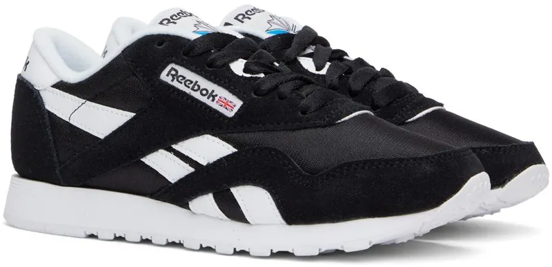 Reebok Classic Nylon Schoenen Black / Black / White