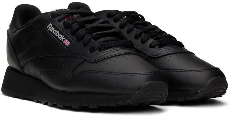 Reebok Classic Leather Schoenen Core Black / Core Black / Pure Grey 5