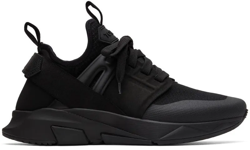 TOM FORD Khaki Jago Low-Top Sneakers (J1100T-TOF001)
