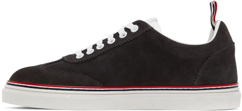 Thom Browne Gray Field Low-Top Sneakers (MFD242A-03050)