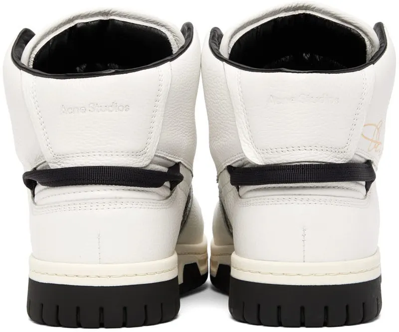Acne Studios Gray Leather Sneakers (BD0192-)