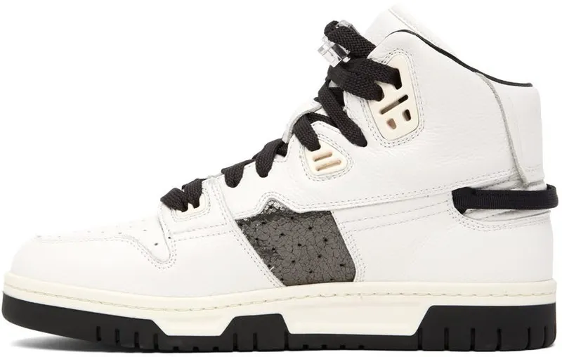 Acne Studios Gray Leather Sneakers (BD0192-)