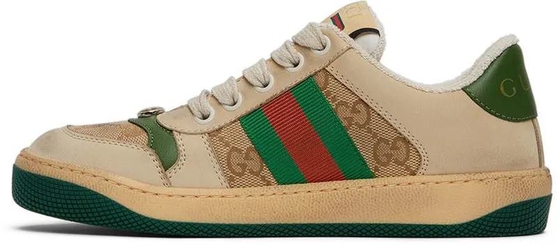 Gucci Kids Beige Screener Sneakers (626620 G1760)