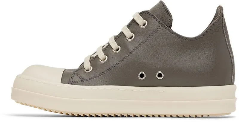 Rick Owens Kids Gray Low Sneakers (BG02B5899 LMU 02B BG)