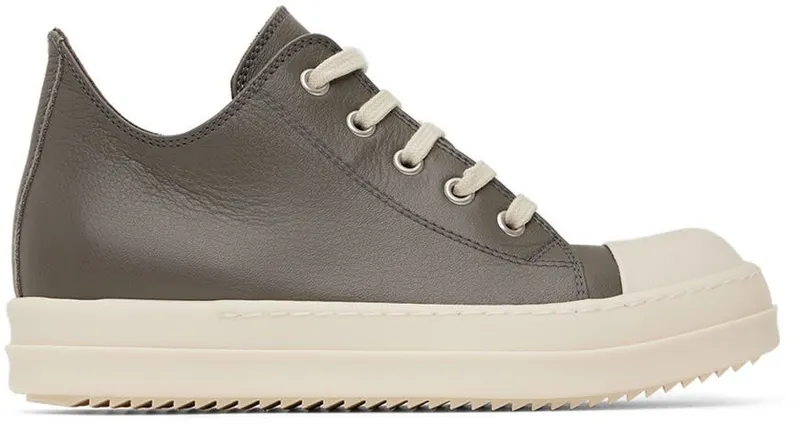 Rick Owens Kids Gray Low Sneakers (BG02B5899 LMU 02B BG)