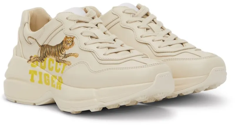 Gucci Off-White ‘Gucci Tiger’ Sneakers (687626 DRW00)