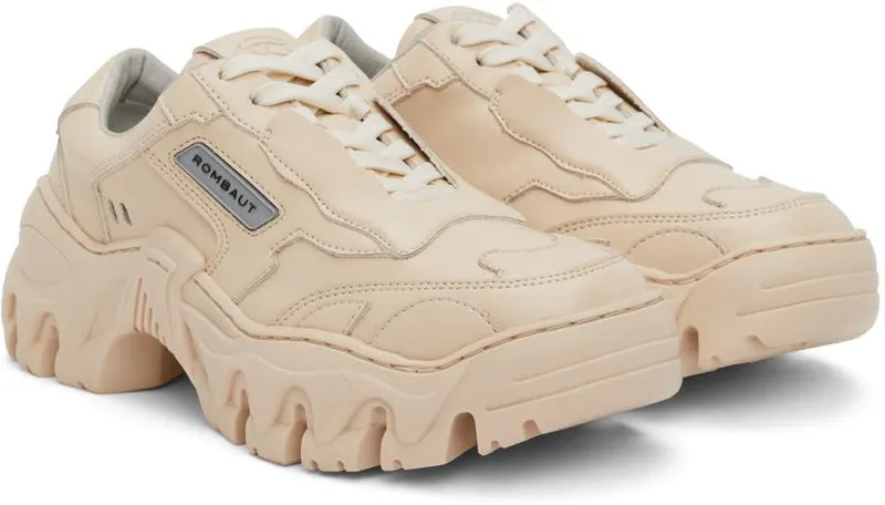 Rombaut SSENSE Exclusive Beige Boccaccio II Sneakers (S22-B-072)