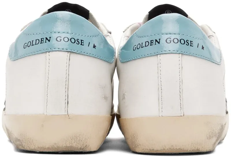 Golden Goose SSENSE Exclusive White & Black Super-Star Classic Sneakers (GWF00101.F003601.11289)
