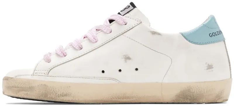Golden Goose SSENSE Exclusive White & Black Super-Star Classic Sneakers (GWF00101.F003601.11289)