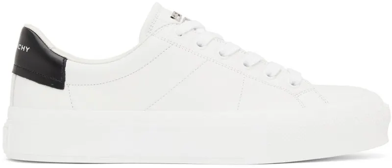 Givenchy White City Court Sneakers (BH005VH118116)