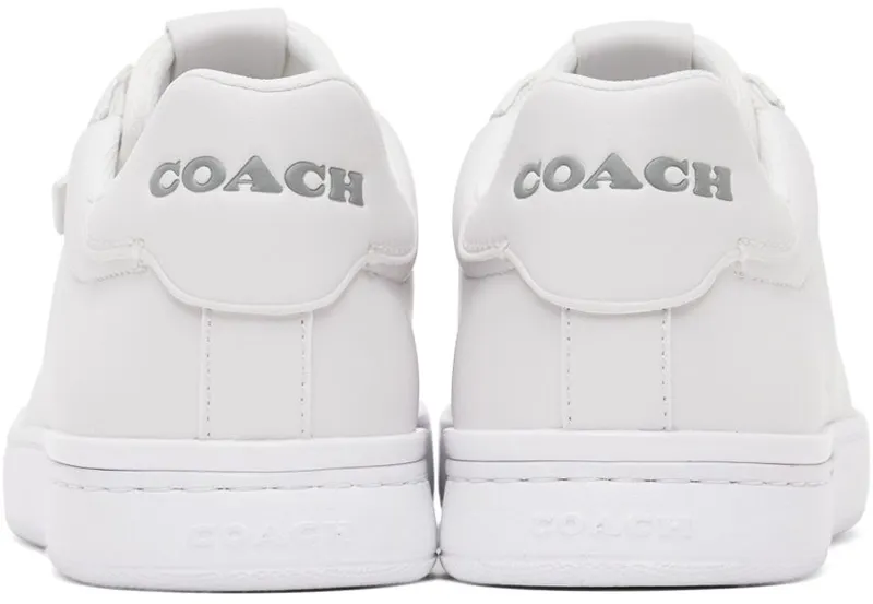 Coach 1941 White Lowline Low-Top Sneakers (C8874 OPI)
