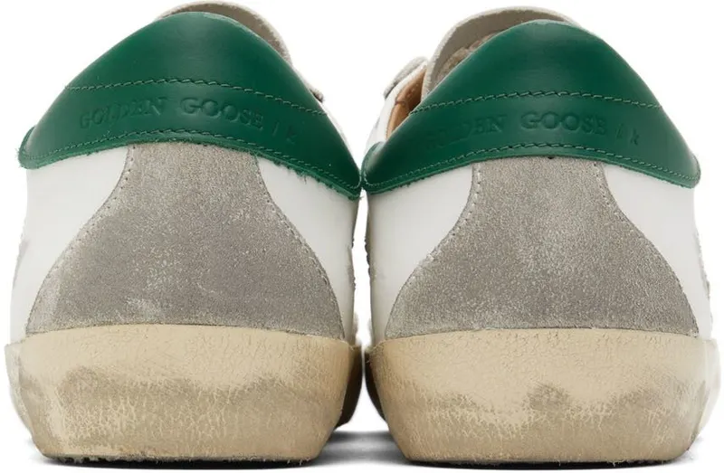 Golden Goose White Super-Star Classic Low-Top Sneakers (GMF00102.F002180.10802)