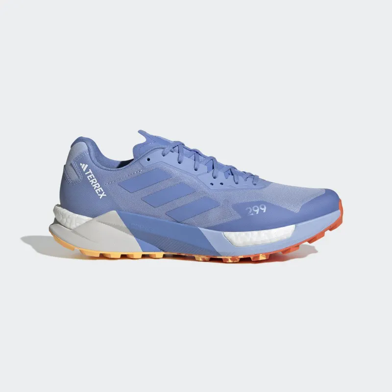 adidas Terrex Agravic Ultra Trail Running Blue Dawn / Blue Fusion / Impact Orange (HR1082)