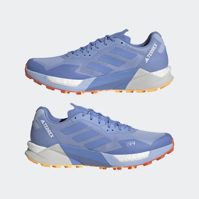 adidas Terrex Agravic Ultra Trail Running Blue Dawn / Blue Fusion / Impact Orange (HR1082)