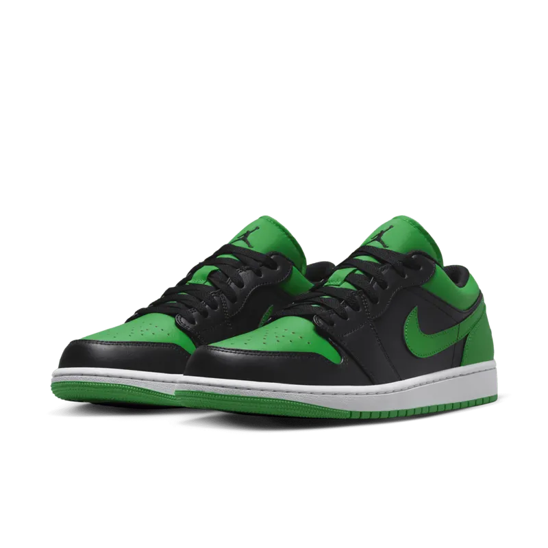 Jordan 1 Low Lucky Green Black / Black / Lucky Green / White (553558-065)