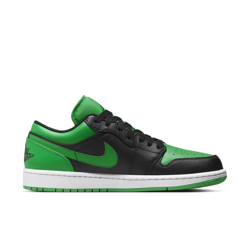 Jordan 1 Low Lucky Green Black / Black / Lucky Green / White (553558-065)