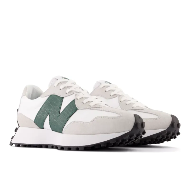New Balance 327 White Nightwatch Green (W) White / Nightwatch Green (WS327DC)